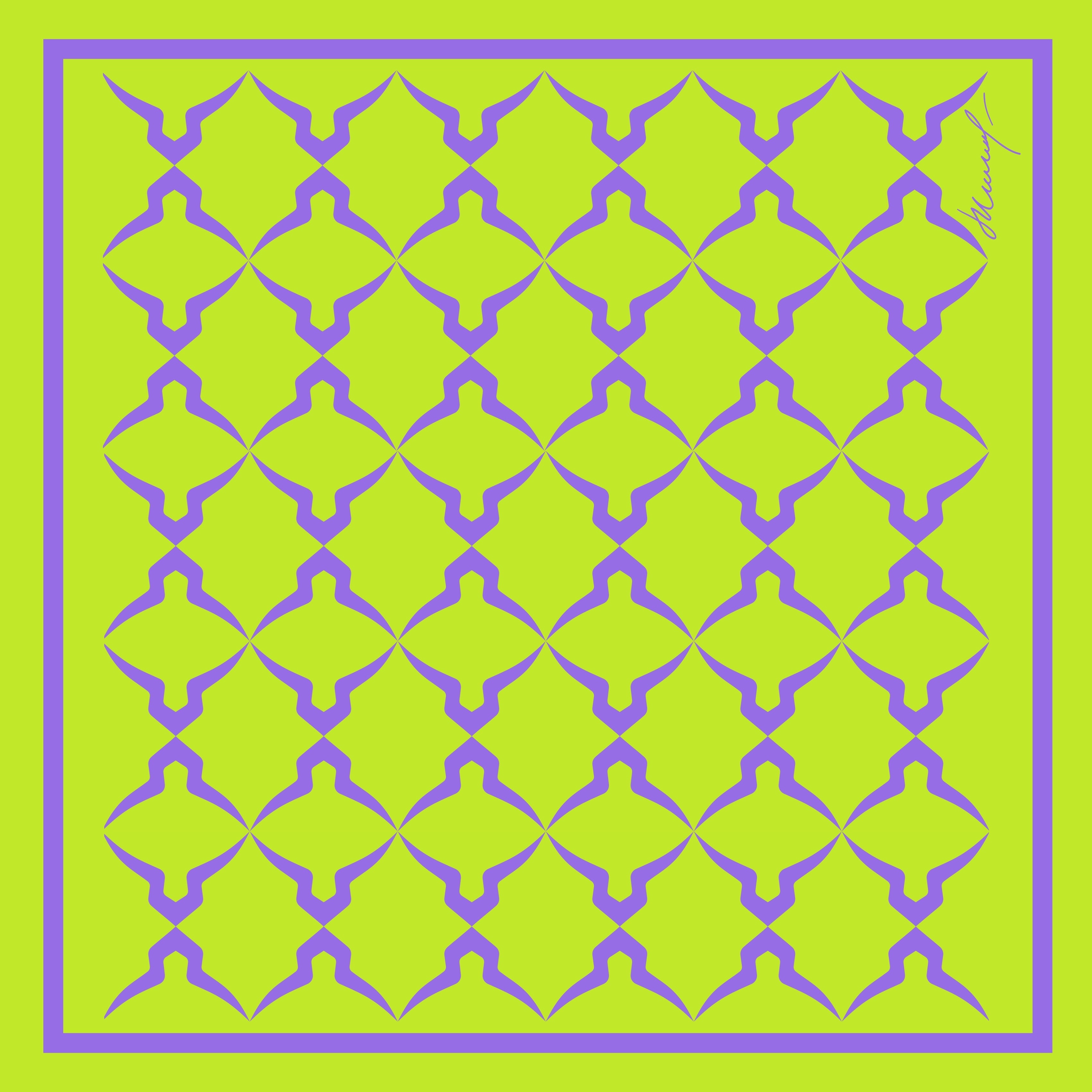 Twill Satin Scarf Oxhorn