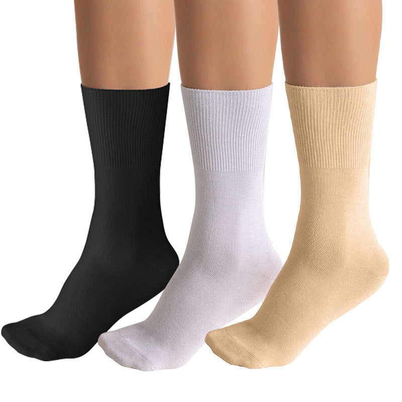 Crew Diabetic Socks - Non-Binding Comfort - 2 pairs