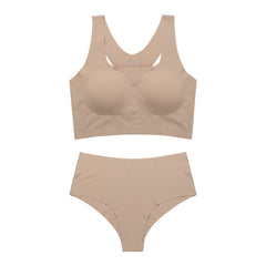 Lightweight Women's Underwear Set, Bra Tank and Bottom with Removable Cups