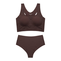 Lightweight Women's Underwear Set, Bra Tank and Bottom with Removable Cups