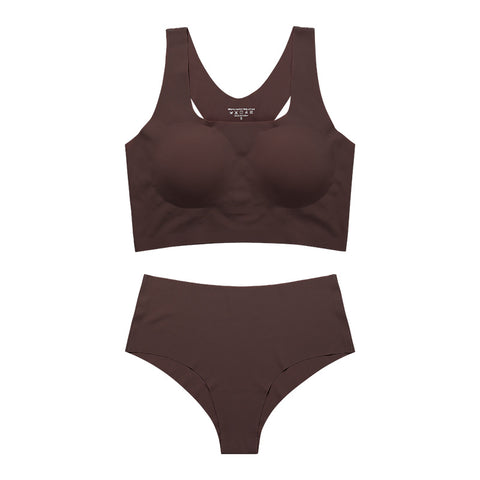 Lightweight Women's Underwear Set, Bra Tank and Bottom with Removable Cups